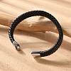 Braided Leather Cord Bracelets BJEW-I200-08-8