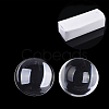 Transparent Glass Cabochons GGLA-R026-48mm-B-1