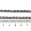 Transparent Electroplate Glass Beads Strands EGLA-H107-02A-PL01-2
