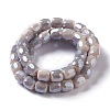 Electroplate Opaque Glass Beads X-GLAA-F108-10A-06-2