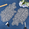 Flower Beading Lace Appliques DIY-WH0304-958-4