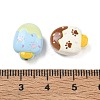 Baking Paint Alloy Beads AL-CBABBA2-02A-3