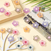 30Pcs 6 Colors Transparent Resin Cabochons RESI-CJ0001-239-3