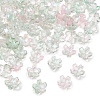60G Baking Paint Transparent Glass Bead Caps DGLA-YW0001-63I-1