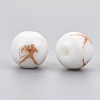 Electroplate Glass Beads EGLA-S178-11L-04-2