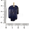 Dyed Natural Lapis Lazuli Carved Pendants GG-CBA5963-01C-NH-3