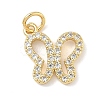 Brass Micro Pave Cubic Zirconia Pendants LS-KK-H528-03G-1