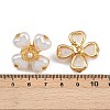 304 Stainless Steel Flower Stud Earrings EJEW-A138-09G-5