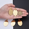 304 Stainless Steel Pendants STAS-I140-18G-5