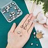 60Pcs 6 Style 201 Stainless Steel European Beads STAS-FH0002-06-3