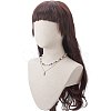 Natural Pearl and Evil Eye Jewelry Set with Bear Pendant SJEW-TA00004-3