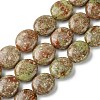 Natural Unakite Beads Strands G-K365-B08-03-1