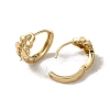 Brass Micro Pave Cubic Zirconia Hoop Earring EJEW-L271-05KCG-04-2