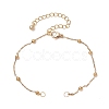 304 Stainless Steel Ball Link Chain Bracelet Making AJEW-JB01305-01-1