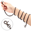 CHGCRAFT 2Pcs 2 Colors Iron Box Chains Bag Strap FIND-CA0002-30A-3