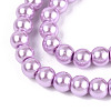 Baking Paint Pearlized Glass Pearl Round Bead Strands HY-Q003-6mm-81-3