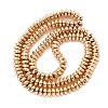 Electroplated Synthetic Non-magnetic Hematite Beads Strands G-M095-C01-02KCG-4
