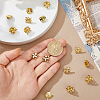 20Pcs Flower Alloy Rhinestone Lapel Pin Backs for Backpack Clothes JEWB-FH0002-72G-3