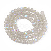 Electroplate Glass Beads Strands EGLA-A034-J6mm-L09-3