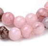 Natural Cherry Blossom Jasper Beads Strands X-G-Q462-63-8mm-2