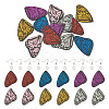 DIY Glitter Imitation Leather Wing Dangle Earring Making Kit DIY-TA0010-26-2