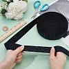 10 Yards Flat Polyester & Spandex Non-Slip Elastic Cord OCOR-HY0001-45-3
