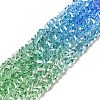 Transparent Glass Bead Strands GLAA-H023-02B-2