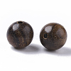 Natural Wood Beads WOOD-S666-8mm-03-2