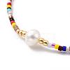 Adjustable Nylon Cord Braided Bead Bracelets BJEW-P256-B14-2