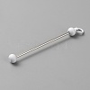 Iron Bar Beadable Keychain for Jewelry Making DIY Crafts IFIN-SZC0005-01A-06-2