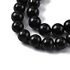 Natural Shungite Beads Strands G-M353-A04-12mm-4