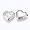 Tarnish Resistant 316 Stainless Steel Locket Pendants STAS-G146-14P-1