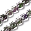 Inner Flower Handmade Lampwork Beads Strands LA-CBA3F7A-01A-1