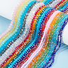 24 Strands 6 Styles Electroplate Glass Beads Strands EGLA-GA0001-33-2