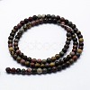 Natural Dendritic Jasper Beads Strands G-I199-20-6mm-2