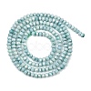 Electroplate Rondelle Glass Beads Strands GL-T021-2x2.5mm-17-23-2