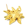 Leaf Shape Alloy Enamel Layered Brooch JEWB-U006-02B-G-2