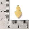 Ion Plating(IP) 304 Stainless Steel Manual Polishing Charms X-STAS-M059-07G-01-3