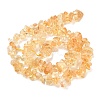 Natural Citrine(Heated) Beads Strands G-K400-A01-5x8-4