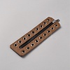 Cowhide Leather Lace-in Boot Zipper Inserts DIY-WH0499-06B-04-2