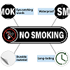 Mini PVC Coated Self Adhesive NO SMOKING Warning Stickers STIC-WH0018-001-3