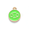 Alloy Enamel Pendants ENAM-S124-01B-06D-2