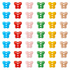 80Pcs 2-Hole Porcelain Buttons PORC-PJ0001-02D-3