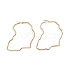 201 Stainless Steel Hoop Earrings EJEW-L243-19A-G-1