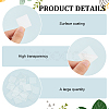 50Pcs Transparent Acrylic Action Figure Display Bases TACR-FG0001-20-4