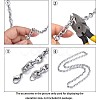 Tarnish Resistant 304 Stainless Steel Cable Chains CHS-P007-27P-05-7