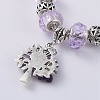 Brass European Style Bracelets BJEW-JB04981-4