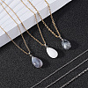 304 Stainless Steel Cable Chain Necklace NJEW-UN0001-06-5