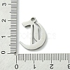 Non-Tarnish 201 Stainless Steel Pendants STAS-B055-01P-C-3