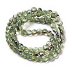 Electroplate Transparent Glass Beads Strands EGLA-Z001-02H-2